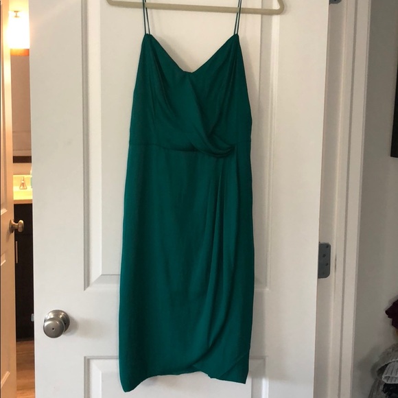 Banana Republic Dresses & Skirts - Green silky dress Banana Republic 10